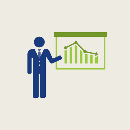 Business Flat Icon. Vector Pictogram. EPS 10.のイラスト素材