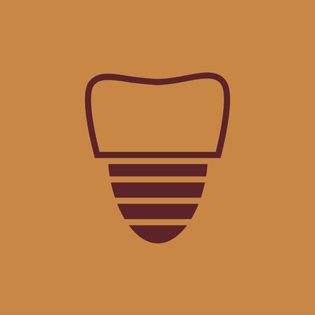 Dental Flat Icon  のイラスト素材