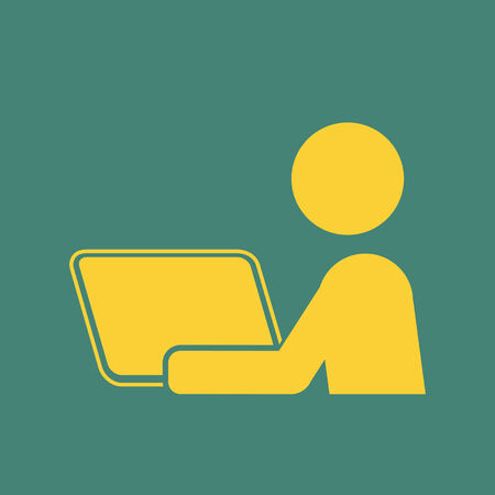 Flat Education Icon  Vector Graphics のイラスト素材