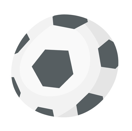 Soccer ball vector cartoon illustration isolated on white background.のイラスト素材