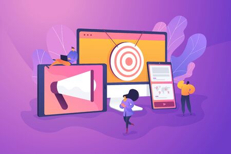 Multi device targeting concept vector illustration.のイラスト素材