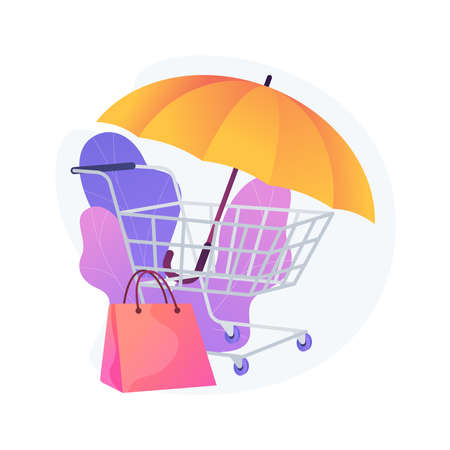 Consumer protection abstract concept vector illustration.のイラスト素材