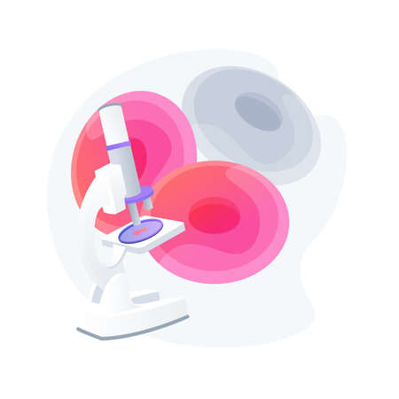 Anemia screening abstract concept vector illustration.のイラスト素材