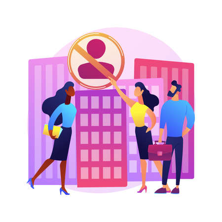 Police violence abstract concept vector illustration.のイラスト素材