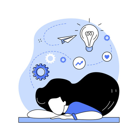 Imagination abstract concept vector illustration.のイラスト素材