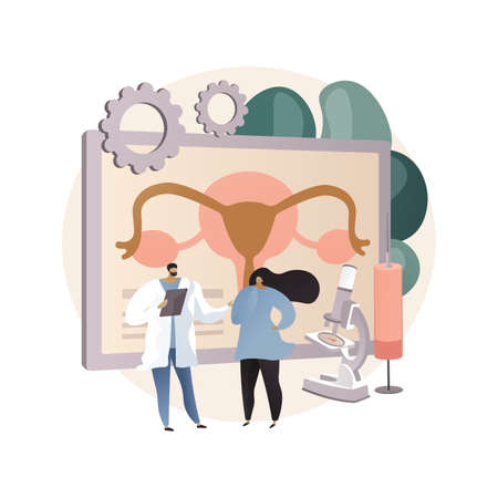 Assisted reproductive technology abstract concept vector illustration.のイラスト素材