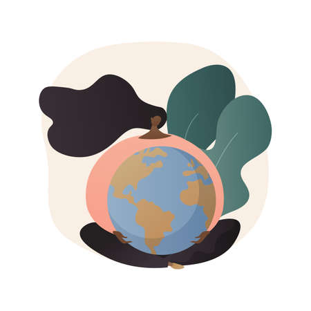 Social responsibility abstract concept vector illustration.のイラスト素材