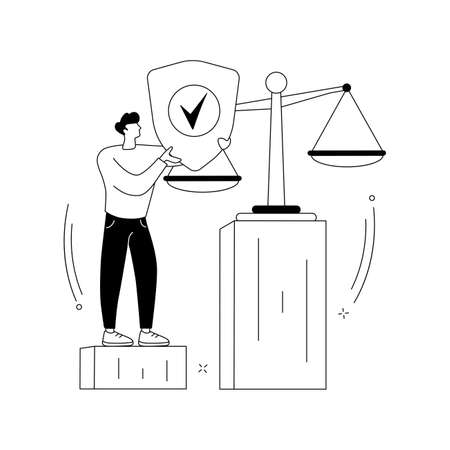 Accountability abstract concept vector illustration.のイラスト素材