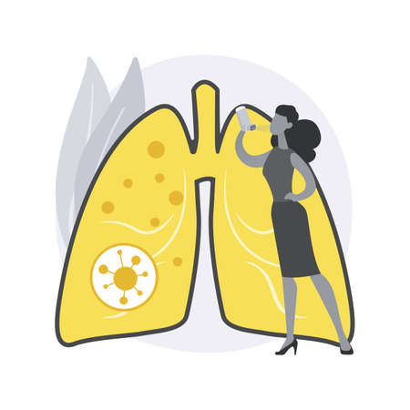 Anaphylaxis abstract concept vector illustration.のイラスト素材