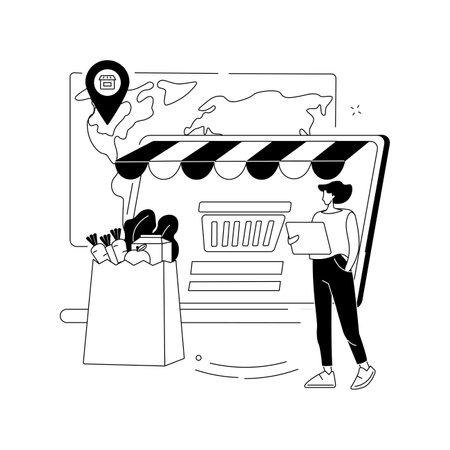 Domestic consumption abstract concept vector illustration.のイラスト素材