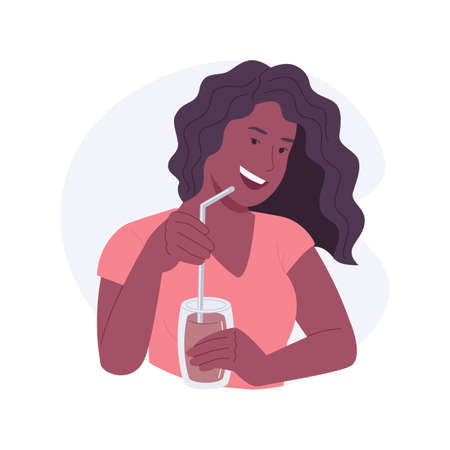 Zero-waste consumption isolated cartoon vector illustrations.のイラスト素材