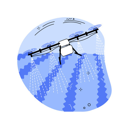 Herbicides isolated cartoon vector illustrations.のイラスト素材