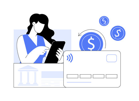 Chargeback abstract concept vector illustration.のイラスト素材
