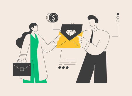 Job offer abstract concept vector illustration.のイラスト素材