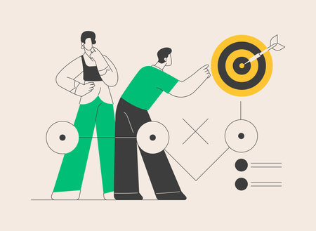 Planning abstract concept vector illustration.のイラスト素材