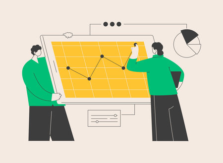 Mobile media optimization abstract concept vector illustration.のイラスト素材