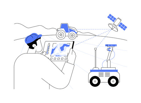Stable climate monitoring abstract concept vector illustration.のイラスト素材