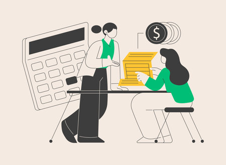 Consulting abstract concept vector illustration.のイラスト素材