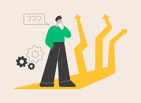 Choice abstract concept vector illustration.のイラスト素材