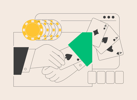 Cheating abstract concept vector illustration.のイラスト素材