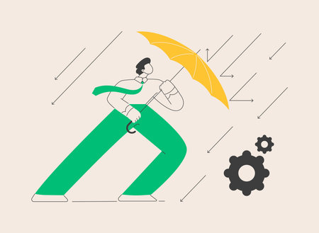 Resilience abstract concept vector illustration.のイラスト素材