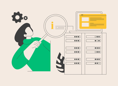 Management information system abstract concept vector illustration.のイラスト素材