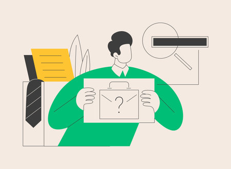 Unemployment abstract concept vector illustration.のイラスト素材