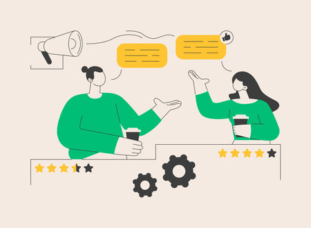 Relationship marketing abstract concept vector illustration.のイラスト素材