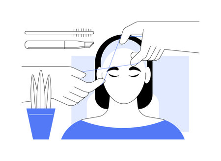 Threading isolated cartoon vector illustrations.のイラスト素材