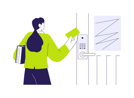 Prevent data leakage abstract concept vector illustration.のイラスト素材