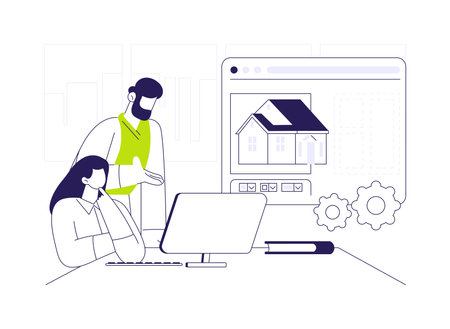 Architectural programming abstract concept vector illustration.のイラスト素材