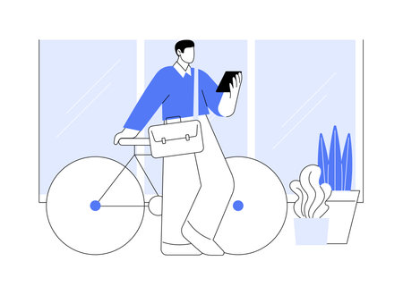 Casual style isolated cartoon vector illustrations.のイラスト素材