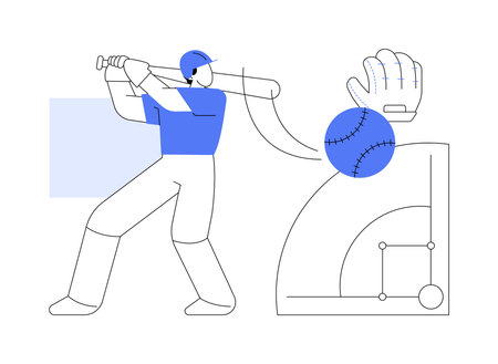 Baseball isolated cartoon vector illustrations.のイラスト素材