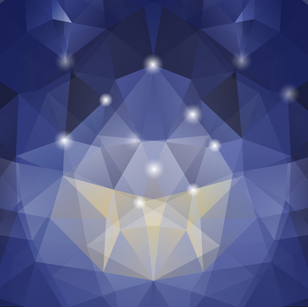 Colorful mosaic triangle backgroundのイラスト素材