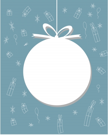 Christmas applique background. Vector illustration for your designのイラスト素材