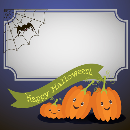 Funny pumpkin for the holiday Halloweenのイラスト素材