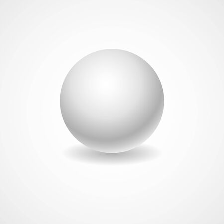 A white globe on a light background lighting for your designのイラスト素材
