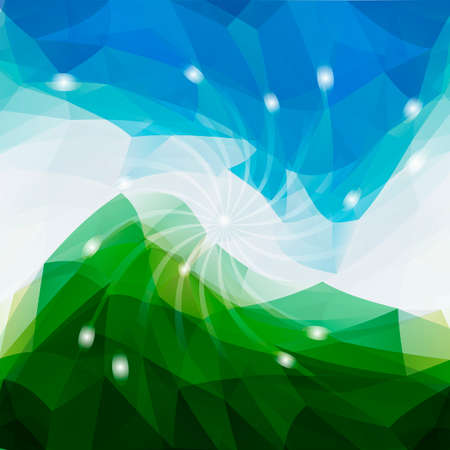 Colorful mosaic triangle backgroundのイラスト素材