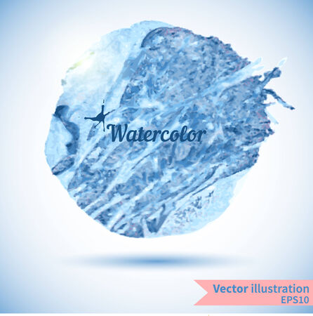 Watercolor design element for the realization of your best ideas.のイラスト素材