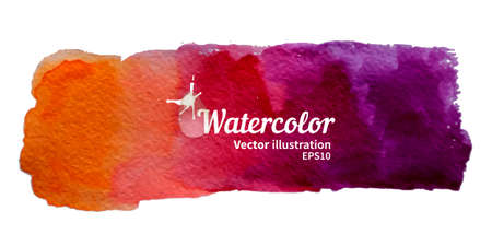 Watercolor design element for the realization of your best ideas.のイラスト素材