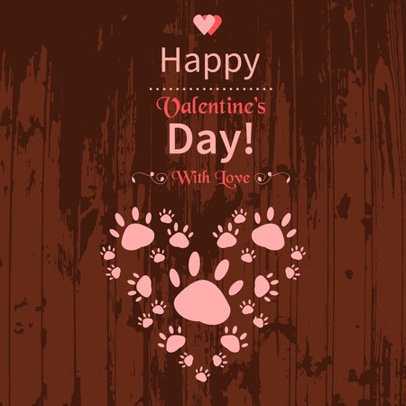 Happy Valentine's Day card for your designのイラスト素材