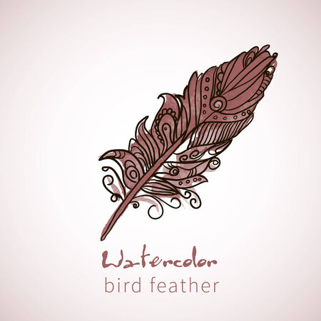 Watercolor design element for the realization of your best ideas.のイラスト素材