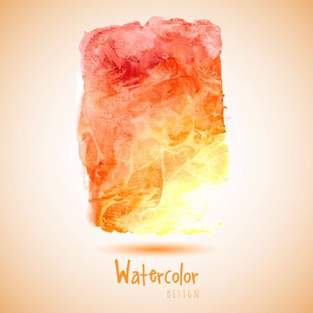 Watercolor design element for the realization of your best ideas.のイラスト素材