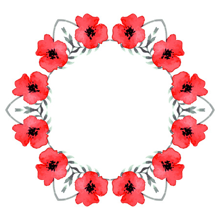 Stylish Floral Card in Vector. Spring Wallpaper. Ideal for Wedding Invitation. Save the Date Card. Romantic Wreath With Place for Your Textのイラスト素材