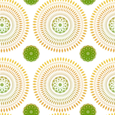 Seamless Patern with Ethnic Ornament. Vector Illustrationのイラスト素材