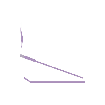 Icon incense sticks to stand Collection "Time for meditation" for your project. Vectorのイラスト素材