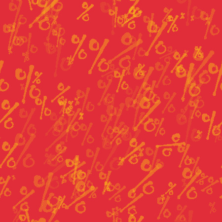 Background with a percent sign seamlessのイラスト素材