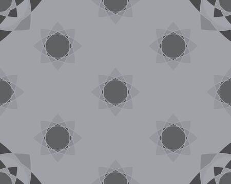 Elegant Ornaments Geometric Mandala. Ancient decorative ornament pattern. Hand-drawn creative template, vectorのイラスト素材