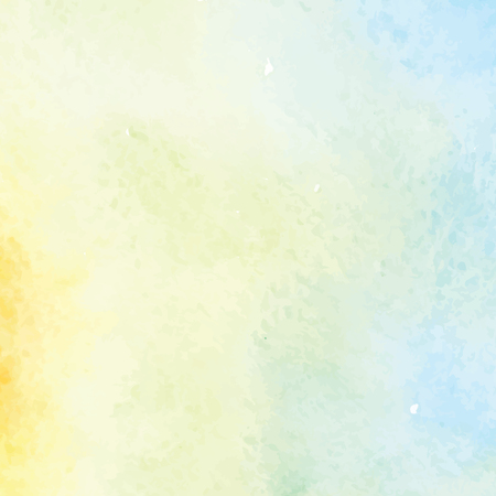 Art of watercolor stains of paint on watercolor paper. Grunge abstract vector backgroundのイラスト素材