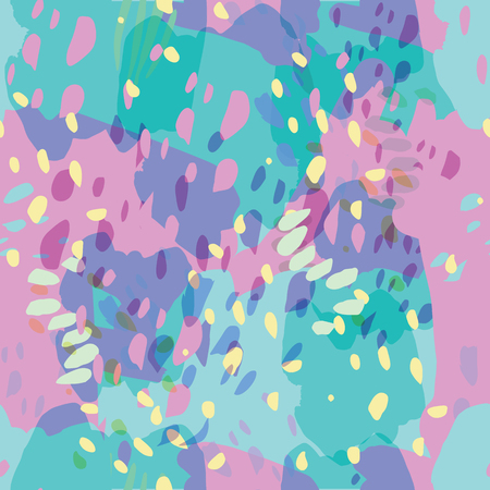 Retro vintage 80 Memphis style of fashion illustrationのイラスト素材